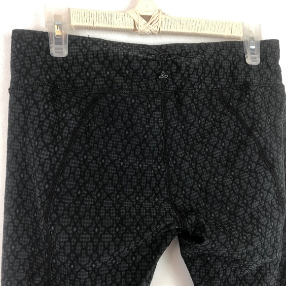 Prana | Women’s Dark Gray Textured Crop Leggings - Picture 6 of 9